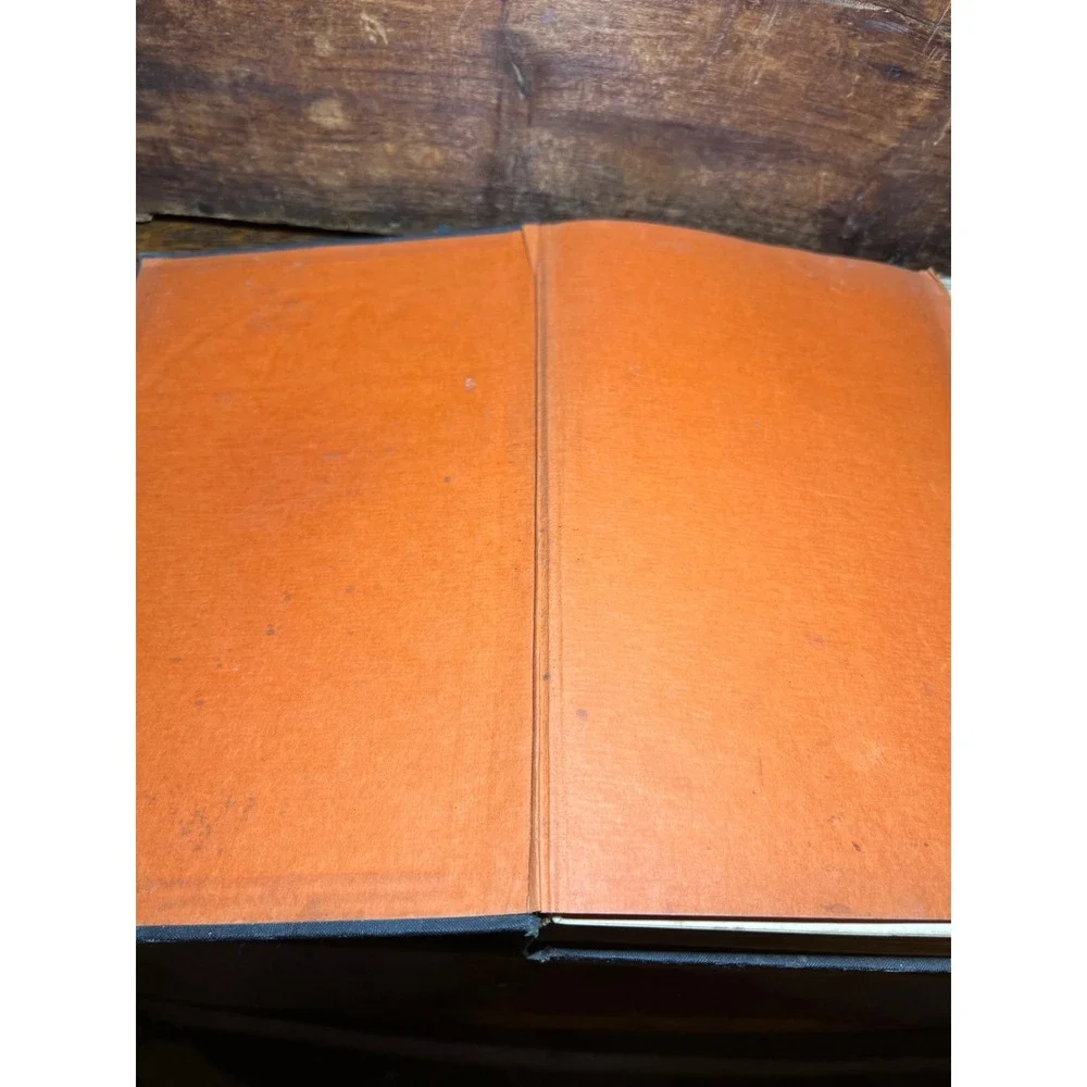 VTG The Household Searchlight Recipe Book The Household Magazine Black Orange